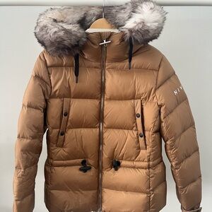 Women's Brown Puffer Jacket